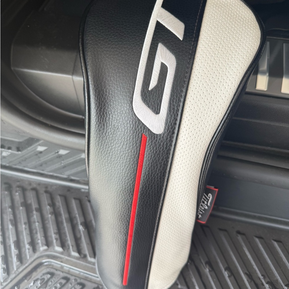Titleist Black, White, and Red Golf Headcover